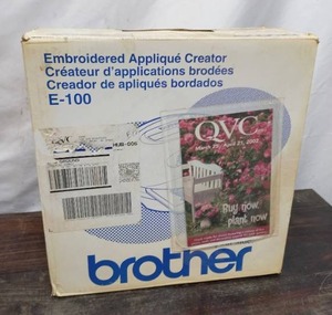 lot 122 image: Brother E-100 Embroidered Applique Creator