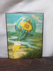 lot 128 image: Lucky Light Draft Holographic 3D Beer Sign