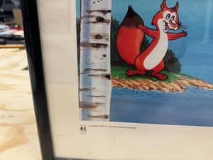lot 33 image: Hamms Beer Framed Ad -The Joy of Being Bear