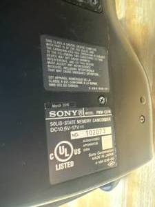 lot 3 image: Sony Video Camera in I Series SXB Case Cinema