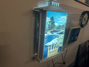 lot 12 image: Hamms Winter Scene Lighted Display
