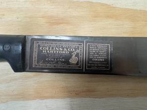 lot 130 image: Machete with Decorative Case