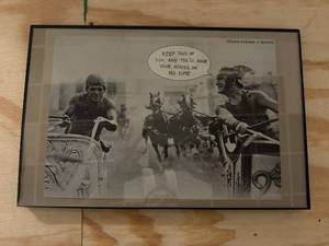 lot 136 image: Two Framed Hamms Placemats