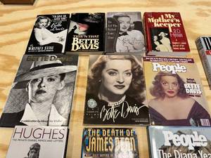 lot 191 image: BiographiesMemoirs Bette Davis, Vivian Leigh, James Dean plus more