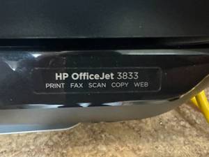 lot 159 image: HP Office Jet 3833 Printer