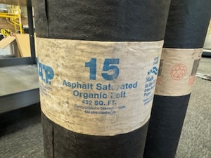 lot 174 image: 2 Rolls of Asphalt Saturated Felt