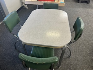 lot 178 image: Vintage Table and Chairs