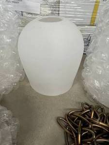 Mixed Batch Of New Lights &amp Glass Shades Plus Coronet Inc Outdoor Indoor Wall Lighting Fixture Parts