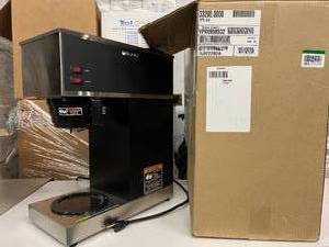 MSRP $500 NEW IN OPEN BOX BUNN VPR Series Commercial Stainless Steel Coffee Brewer Machine with Upper and Lower Warmers - 1st Pic Is A Stock Pic - No Decanters Included