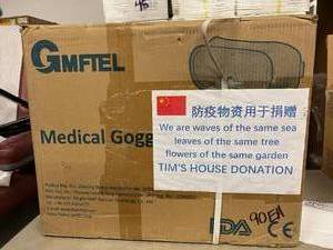 MSRP $800  1 Case NEW (90 Boxes) Fully Enclosed Protective Medical Grade Goggles&nbspOptical Care Safety FDA Registered Anti-Fog Fits Over Glasses Scratch Resistant Lab Science Chemistry Construction Art Nurse Painting