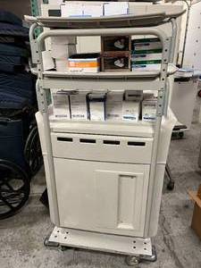WOW MSRP $5000 METROFLEX Cast Cart 5-Drawer First Aid Medical Supply Storage Crash Cart - Fully Stocked with Immediate Emergency Care Items See Details In Description As It Will Need Some Clean Up Of Casting Powder