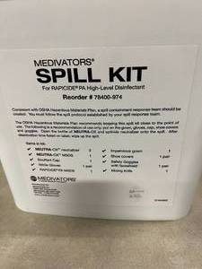 Lot Of 2 NEW Medivators 78400-974 Spill Kit For RAPICIDE PA High-Level Disinfectant