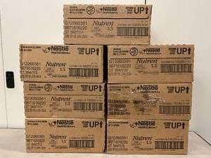 MSRP $350  7 Cases (24 Each Per Case) NEW Nestle Nutren 1.5 Nutritionally-Complete Soy Protein Blend Feeding Formula -for the nutritional management of those with limited fluid tolerance andor increased energy needs EXP-624