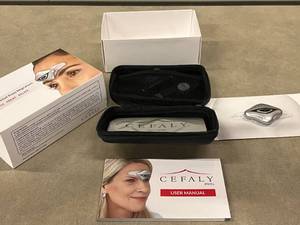 MSRP $750 NEW OPEN BOX Cefaly 10530 Dual Enhanced Migraine Headache Relief Treatment