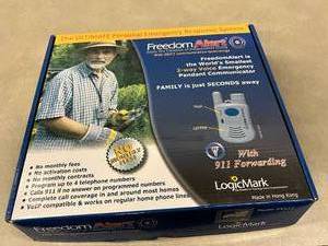 MSRP $300 NEW OPEN BOX LogicMark Freedom Alert 2-Way Voice Emergency Communicator Pendant - The ULTIMATE Personal Emergency Response System - We Checked &amp Is NEW However Needs New Batteries