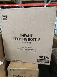 MSRP $350  1 Case (144 Each) NEW Abbott 00875 Similac REusable Freezable &amp Dishwasher Safe Plastic Infant Baby Milk Feeding&nbspStorage Bottles 8 fl. oz. Exp 1026