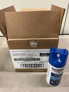 MSRP $180  1 Case (12 Each) Hospital Strength Dermoplast Pain, Burn, &amp Itch 12 x 3 oz. Exp 624