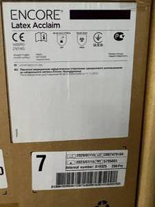 MSRP $500 1 Case (200 Pairs)NEW&nbspEncore Acclaim Powder-Free Latex Surgical Gloves&nbspProprietary formulation delivers softsensitive yet robust surgical glove.&nbspDERMASHIELD Technology internal coat for dry &amp damp donning&nbspSize 7