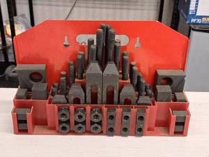 lot 533 image: Lot of (58) Machining Clamp Downs with MetalPlastic Display
