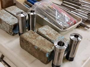 lot 552 image: Lot of (4) Collets with Styrofoam Holder