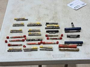 lot 623 image: Assorted Long Flute Square End Mill Bits 24-piece