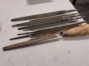 lot 636 image: Lot of (12) Assorted Triangle Files