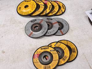 lot 664 image: Lot of (11) Grinding Wheels 4-12x14x4-12