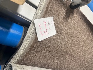 126 Sq Ft Cut Loop Carpet Rem.