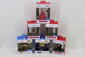 (6) misc Christmas Ornaments NIB