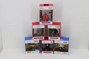 (6) misc Christmas Ornaments NIB