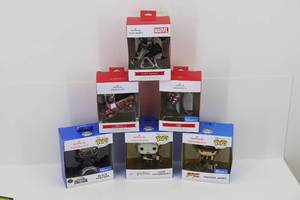 (6) misc Christmas Ornaments NIB
