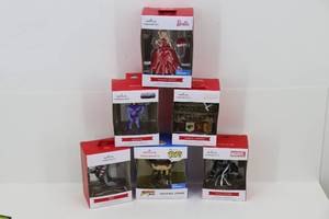 (6) misc Christmas Ornaments NIB