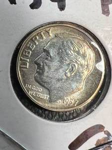 lot 14 image: 1957 US PROOF DIME