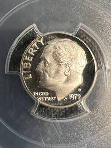 lot 29 image: 1979-S US ROOSEVELT DIME PR69DCAM TY. 1