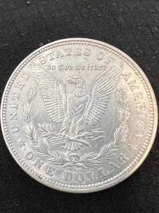 lot 51 image: 1921-D US MORGAN SILVER DOLLAR