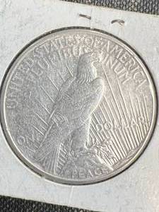 lot 63 image: 1923-S US PEACE SILVER DOLLAR