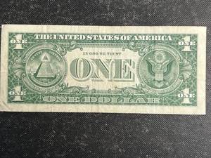 lot 85 image: 1957A US $1 BLUE SEAL SILVER CERTIFICATE