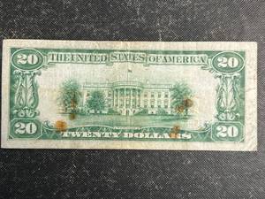 lot 92 image: 1929 US $20 BANK OF MINNEAPOLIS NOTE