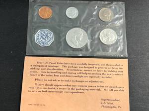 lot 04A image: 1963 US PROOF SET IN ORIGINAL ENVELOPE