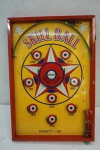 Vintage skill ball game