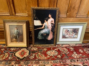 lot 303 image: Variety of Framed Portrait Prints