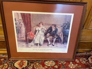 lot 306 image: George Goodwin Kilburne Print of Young, Wealthy & Fanciable