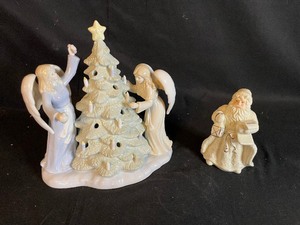 lot 269 image: Angel Christmas Tree And Santa Decoration