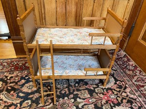 lot 234 image: Vintage Set of Childs Doll Bunk Beds