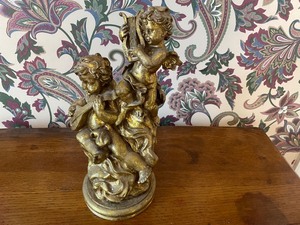lot 250 image: Vintage Cherub Sculpture