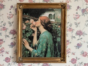 lot 255 image: Framed Canvas Print of John William Waterhouse The Soul of the Rose