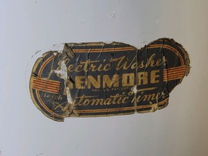 lot 336 image: Antique Kenmore Tabletop Washing Machine