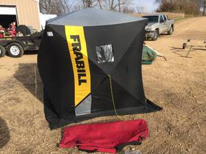 Frabill XQ100 Portable Pop-Up Ice Fishing