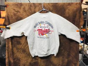 1987-1991 Mn Twins World Series Champions Sweatshirt