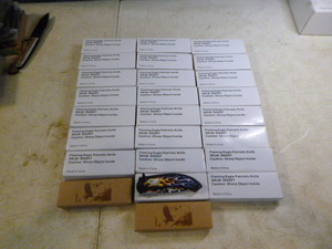 25 Flaming Eagle Patriotic Pocket Knives